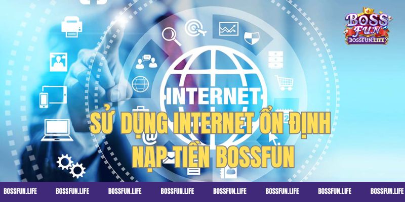 Chú ý đường truyền mạng mạnh khi giao dịch