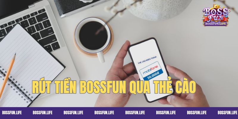 Sử dụng thẻ cào khi rút tiền 